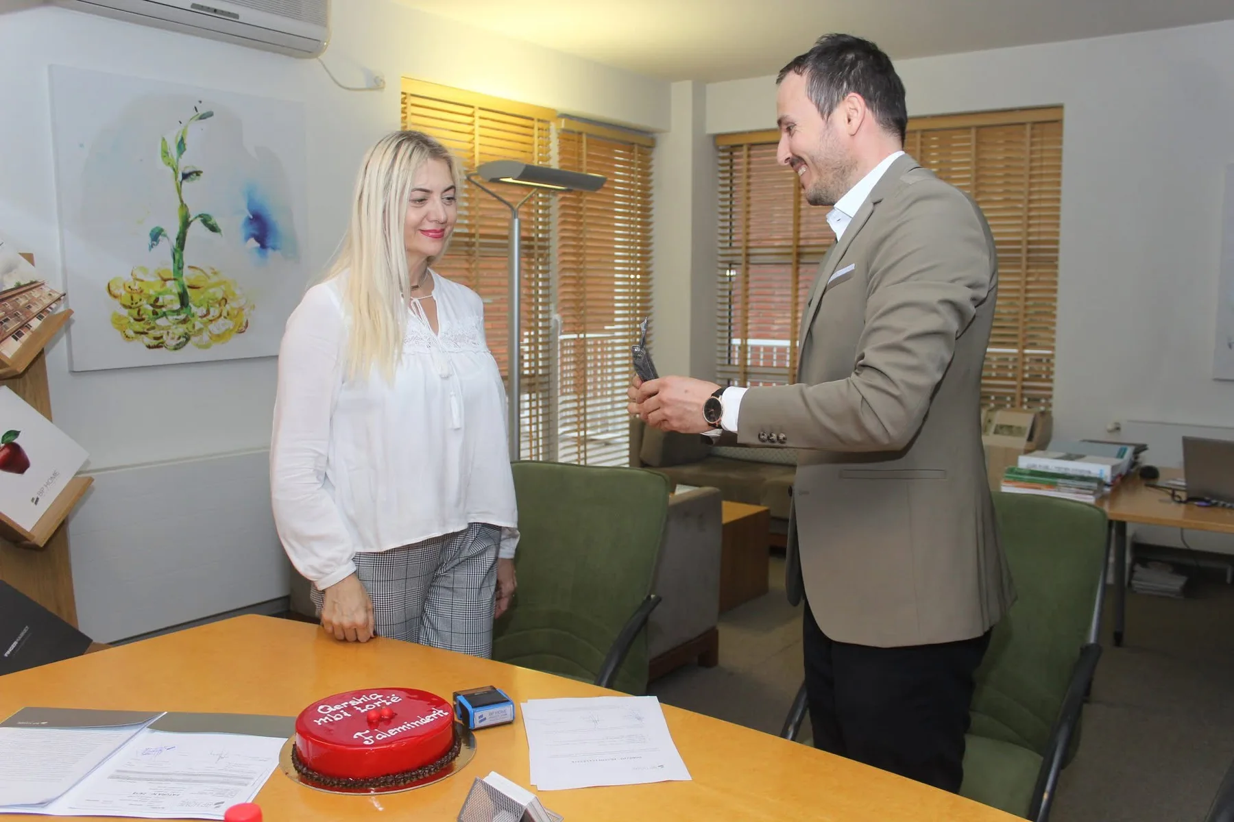 Ein Treffen im BP-Home-Büro